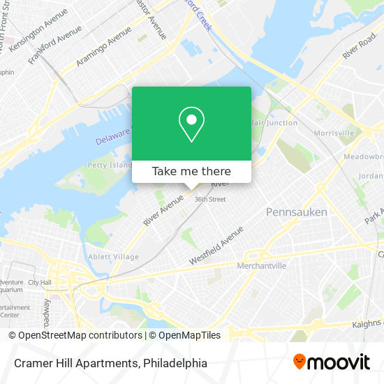 Cramer Hill Apartments map