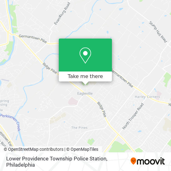 Lower Providence Township Police Station map