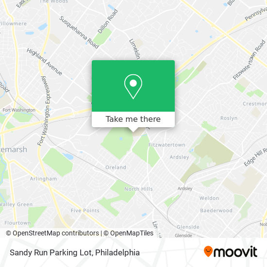 Mapa de Sandy Run Parking Lot