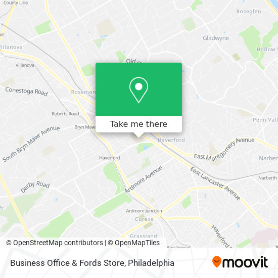 Mapa de Business Office & Fords Store