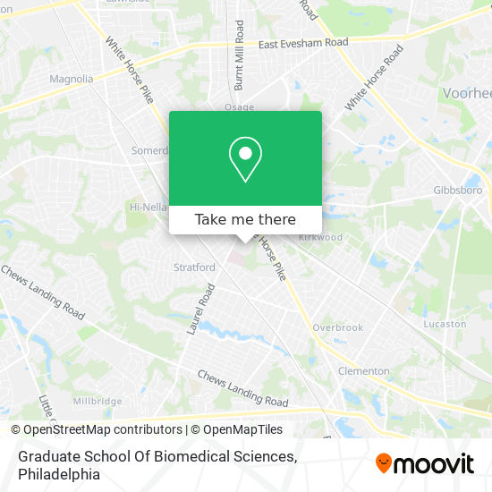 Mapa de Graduate School Of Biomedical Sciences