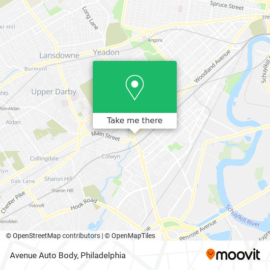 Avenue Auto Body map