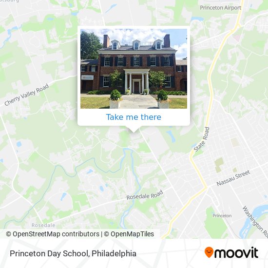 Princeton Day School map
