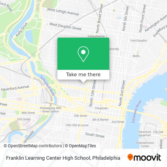 Mapa de Franklin Learning Center High School