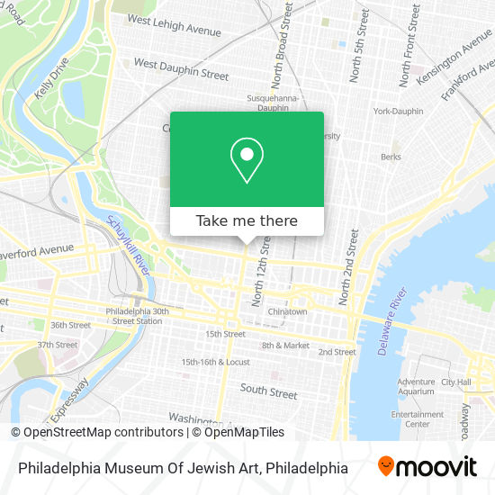 Philadelphia Museum Of Jewish Art map