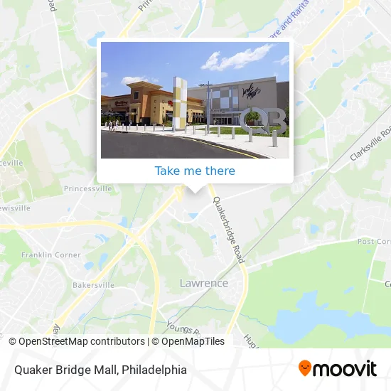 Quaker Bridge Mall map