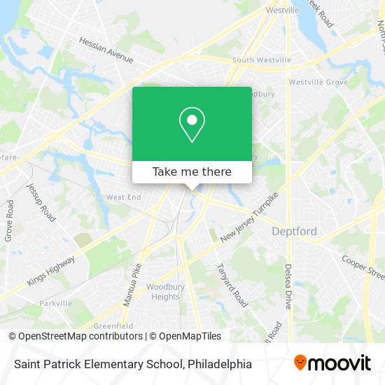 Saint Patrick Elementary School map
