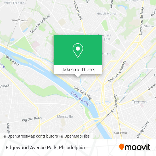 Mapa de Edgewood Avenue Park