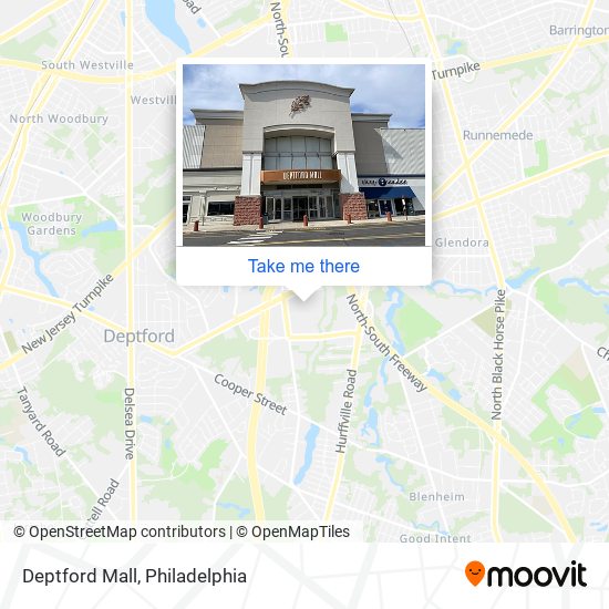 Mapa de Deptford Mall