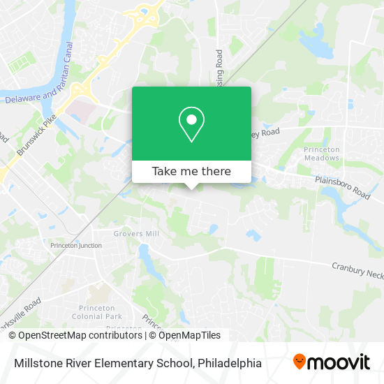 Millstone River Elementary School map