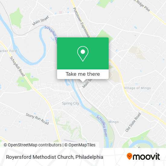 Royersford Methodist Church map