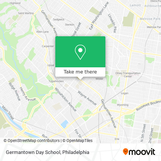 Germantown Day School map