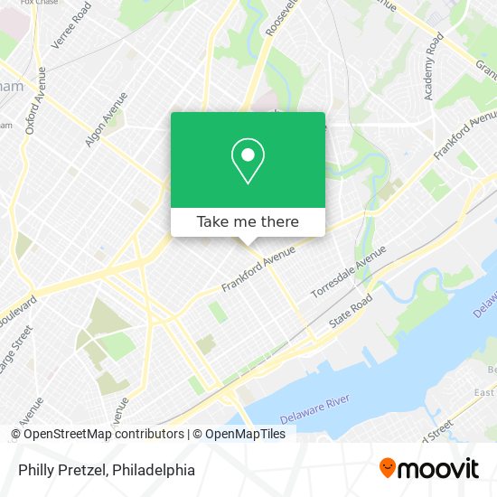 Mapa de Philly Pretzel