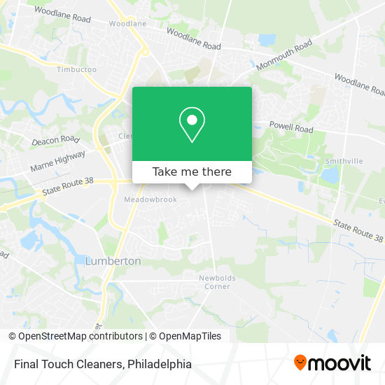 Final Touch Cleaners map