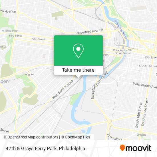 47th & Grays Ferry Park map