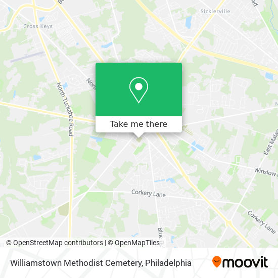 Williamstown Methodist Cemetery map