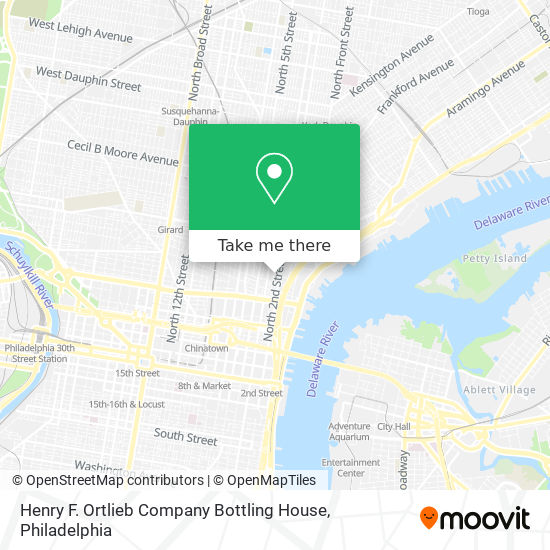 Henry F. Ortlieb Company Bottling House map