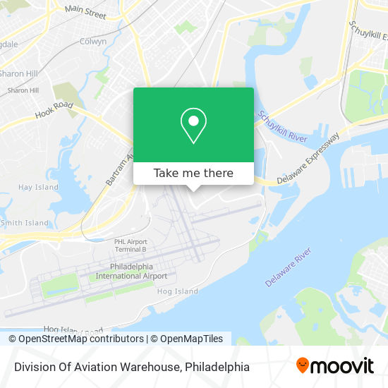 Division Of Aviation Warehouse map