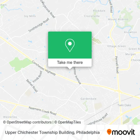 Upper Chichester Township Building map