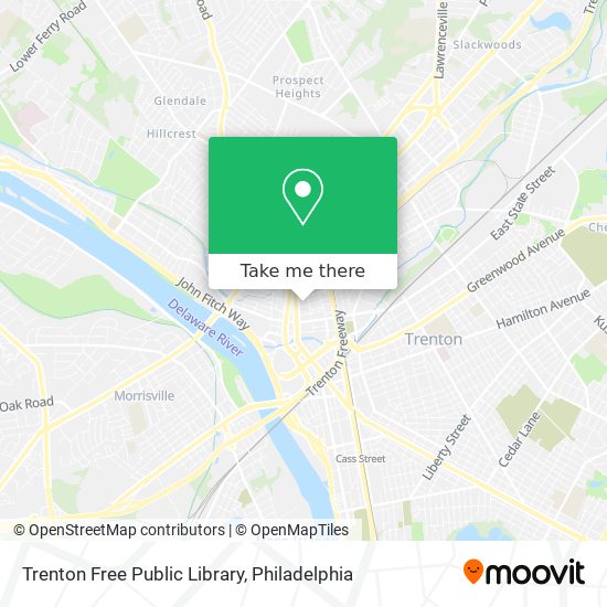 Trenton Free Public Library map