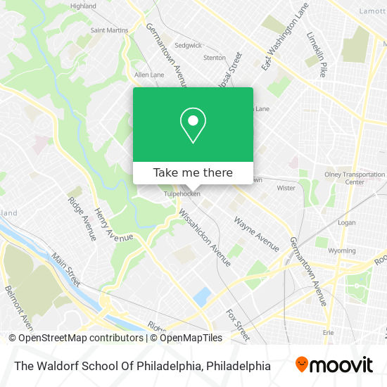 The Waldorf School Of Philadelphia map