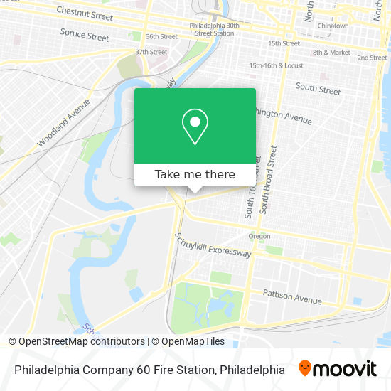 Philadelphia Company 60 Fire Station map