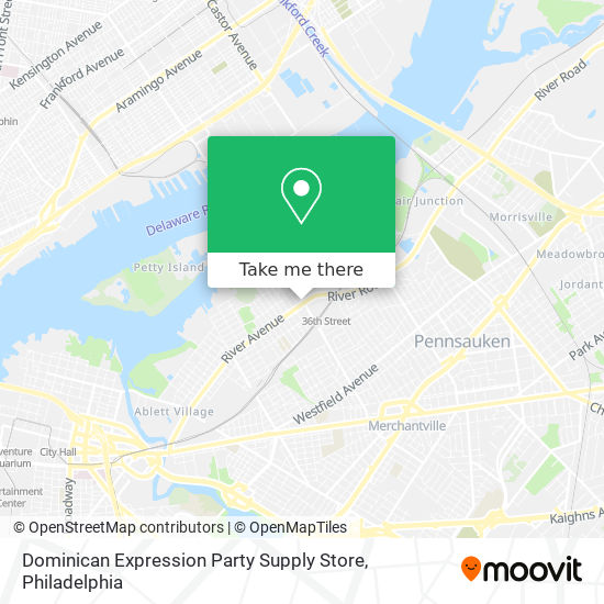 Mapa de Dominican Expression Party Supply Store