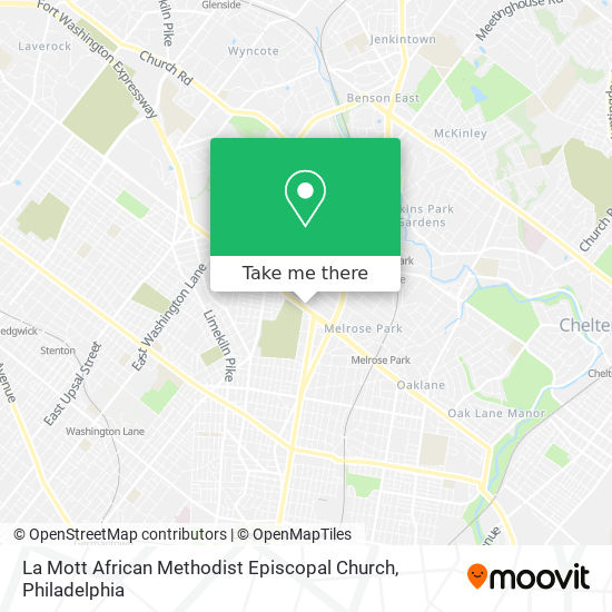 La Mott African Methodist Episcopal Church map