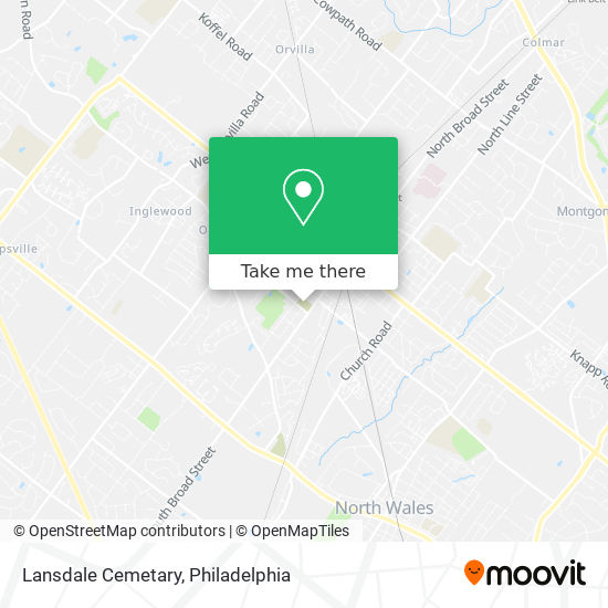 Mapa de Lansdale Cemetary