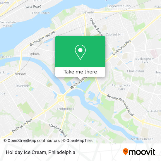 Holiday Ice Cream map