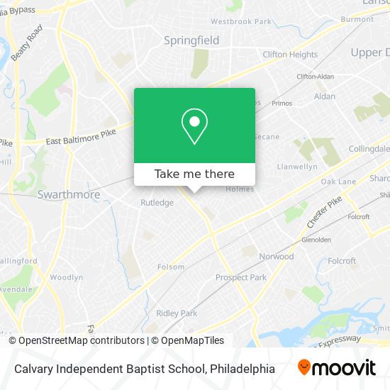 Calvary Independent Baptist School map