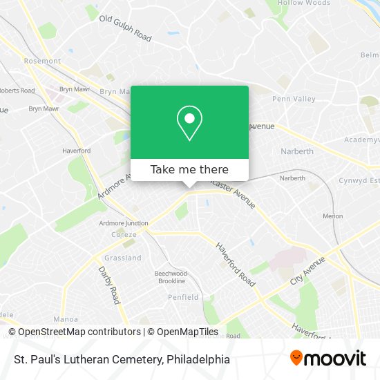 Mapa de St. Paul's Lutheran Cemetery