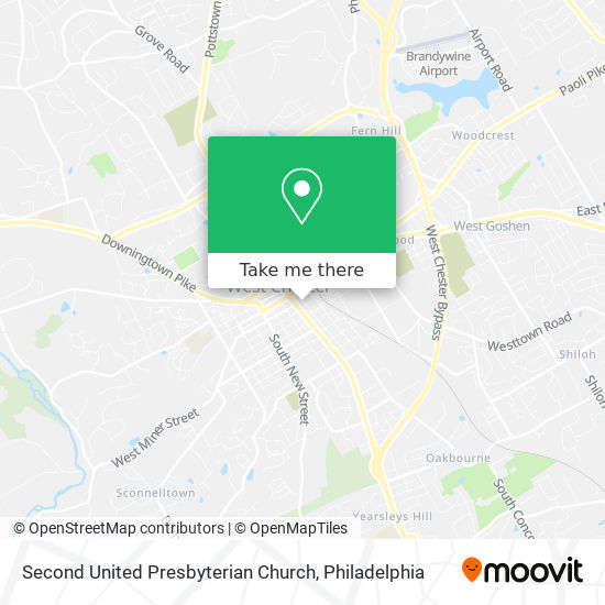 Second United Presbyterian Church map
