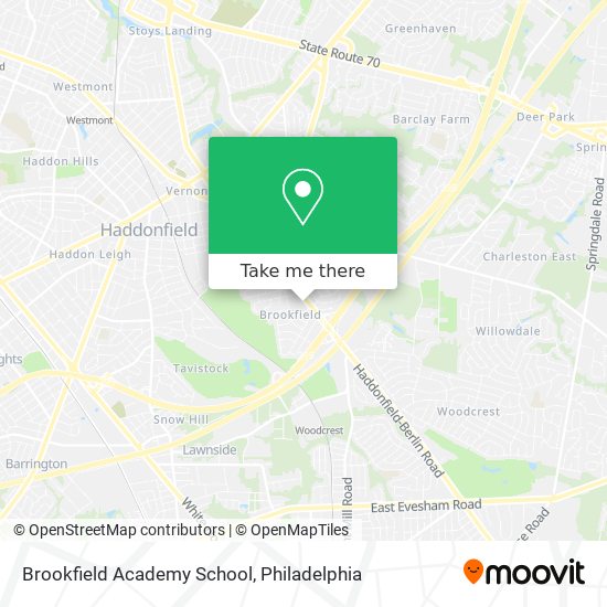 Mapa de Brookfield Academy School