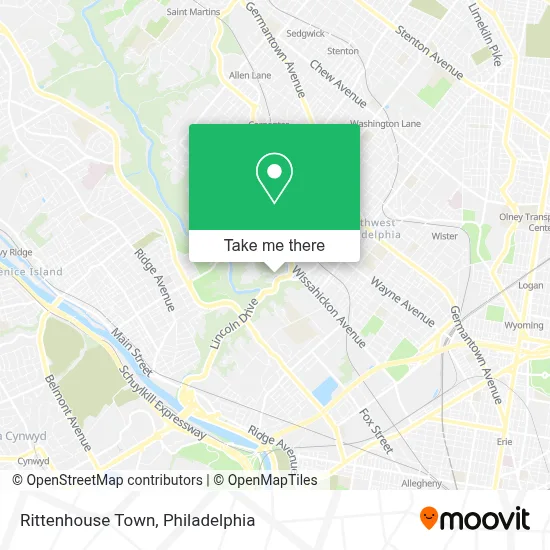 Rittenhouse Town map