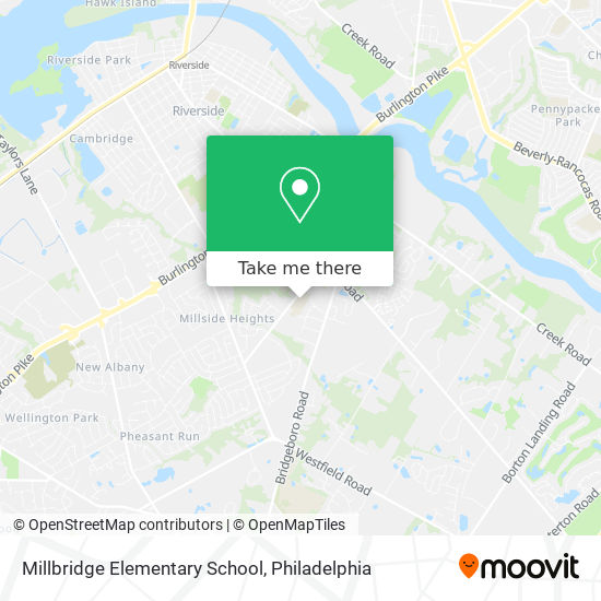 Millbridge Elementary School map