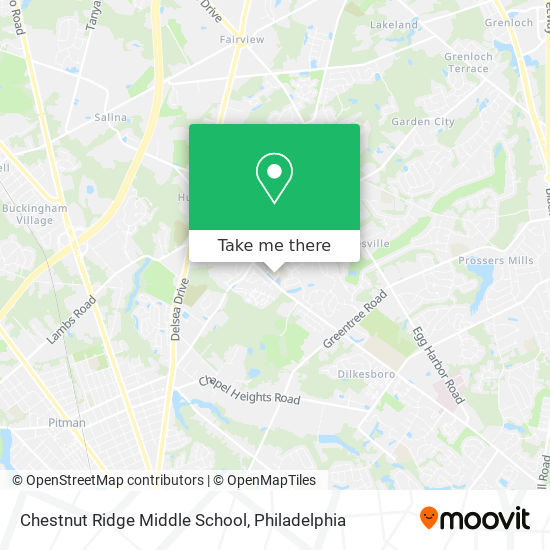 Mapa de Chestnut Ridge Middle School
