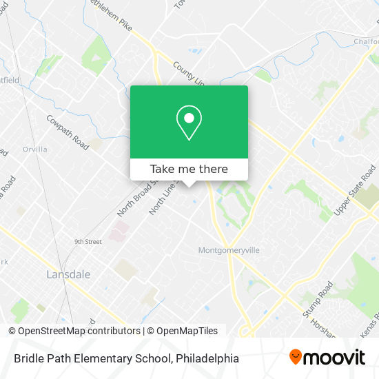 Bridle Path Elementary School map