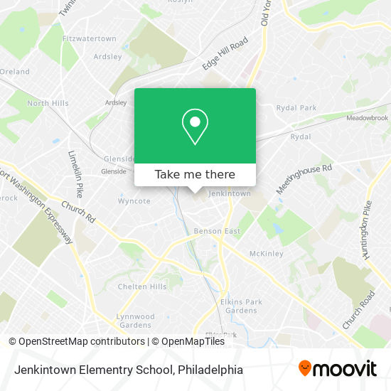 Mapa de Jenkintown Elementry School