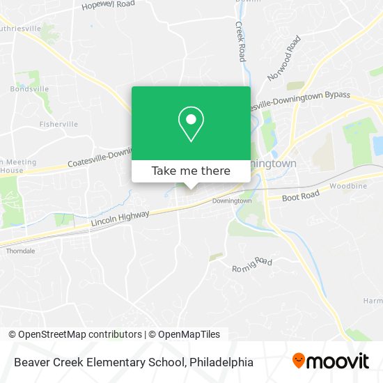 Mapa de Beaver Creek Elementary School