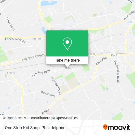 One Stop Kid Shop map