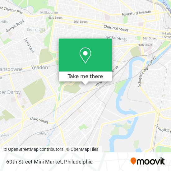 Mapa de 60th Street Mini Market