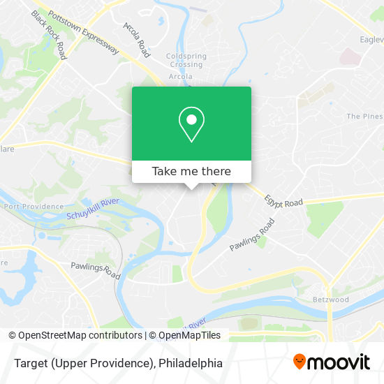 Target (Upper Providence) map