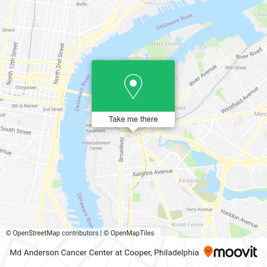 Md Anderson Cancer Center at Cooper map