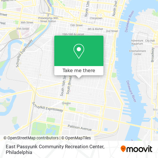 Mapa de East Passyunk Community Recreation Center