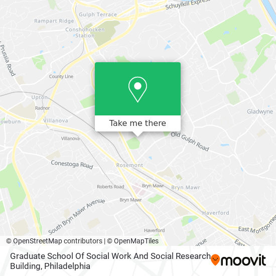 Graduate School Of Social Work And Social Research Building map