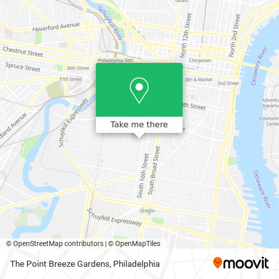 Mapa de The Point Breeze Gardens