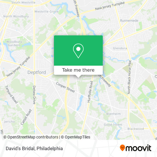 David's Bridal map