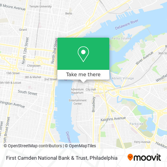 Mapa de First Camden National Bank & Trust