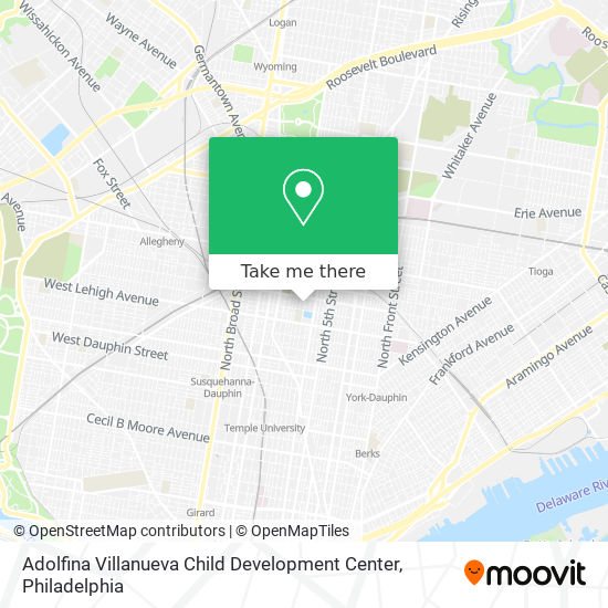 Adolfina Villanueva Child Development Center map